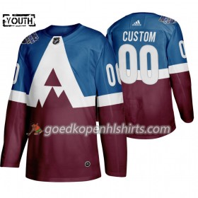 Colorado Avalanche Custom Adidas 2020 Stadium Series Authentic Shirt - Kinderen